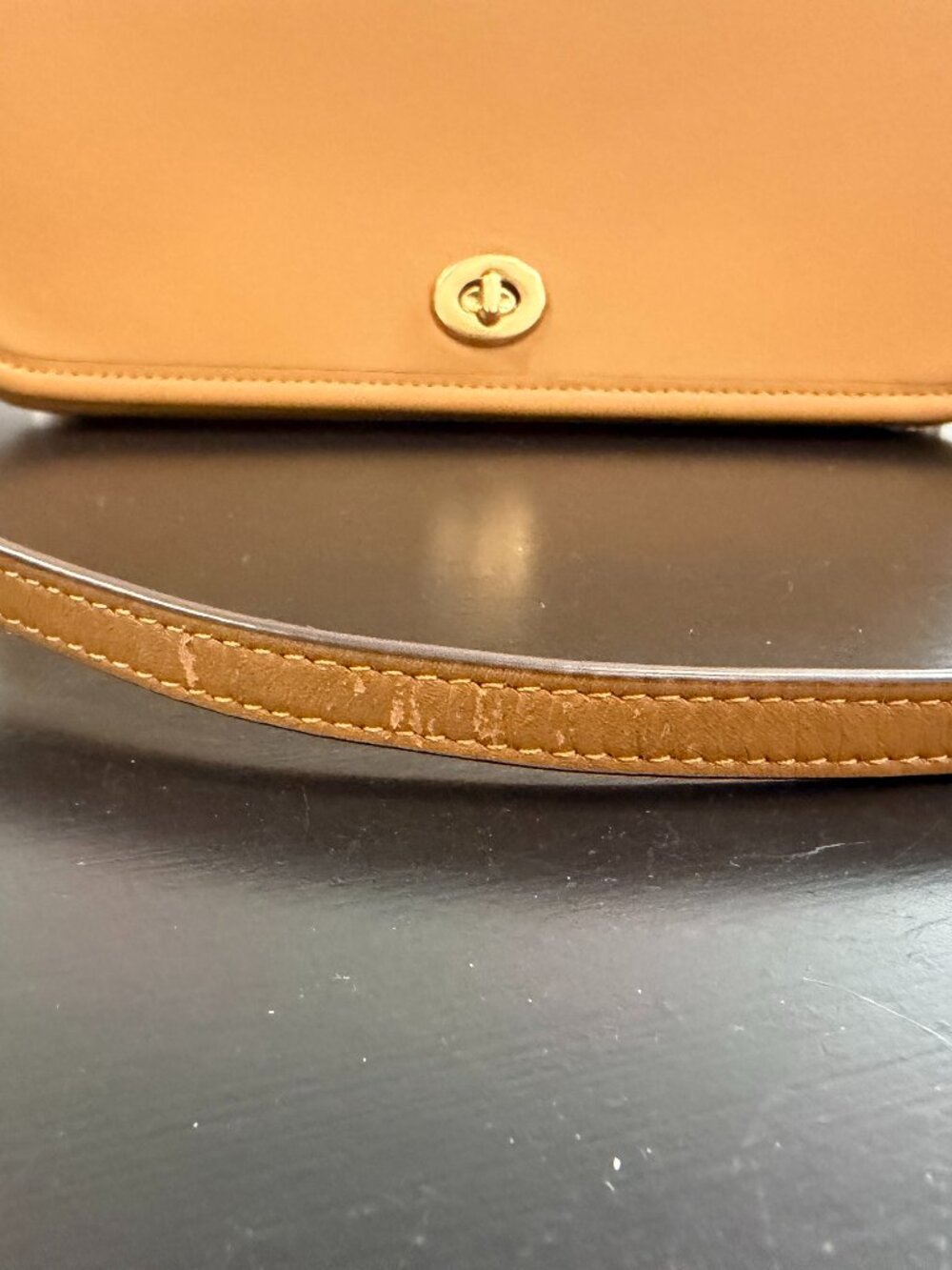 NWT COACH Originals Dinky 1974 Shoulder Bag Gold Chain Handle - Picture 6 of 16